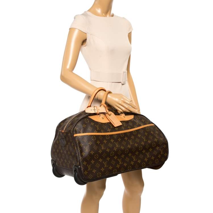 Pre Owned Louis Vuitton Monogram Canvas Eole 50 Luggage Bag