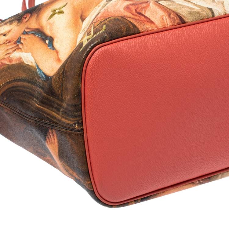 Pre Owned Louis Vuitton Multicolor Canvas Jeff Koons Boucher Neverfull MM Bag