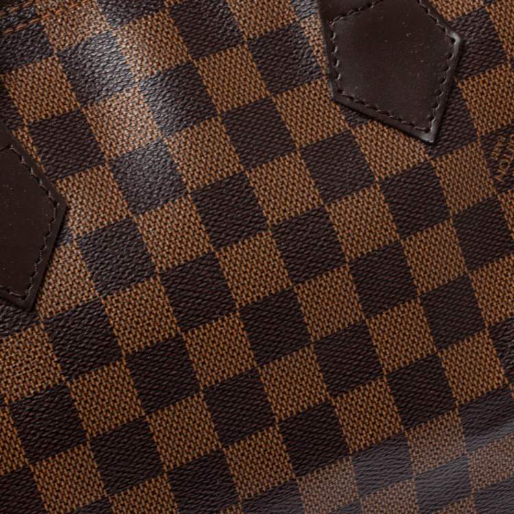 Pre Owned Louis Vuitton Damier Ebene Canvas Speedy 30 Bag