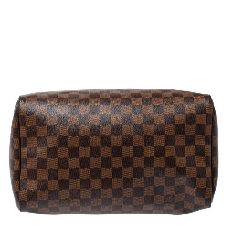 Pre Owned Louis Vuitton Damier Ebene Canvas Speedy 30 Bag