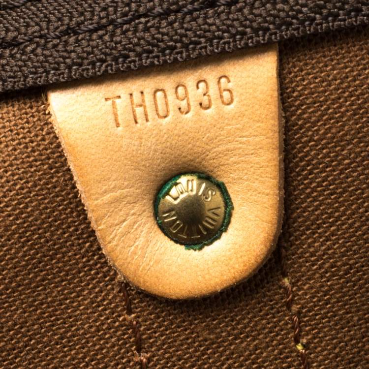 Pre Owned Louis Vuitton Monogram Canvas Keepall Bandouliere 55 Bag