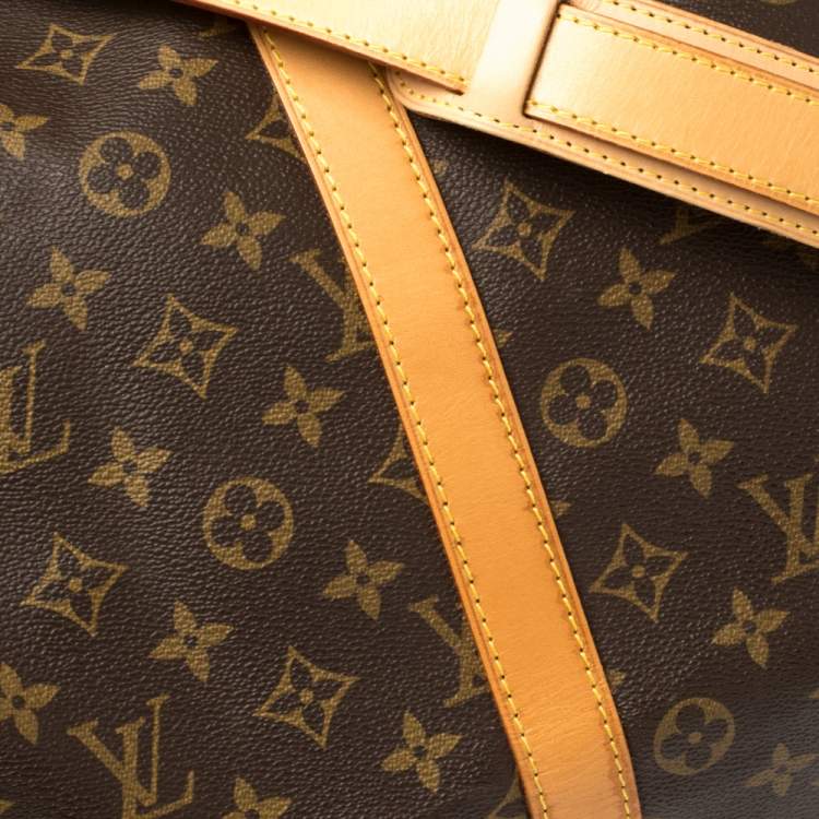 Pre Owned Louis Vuitton Monogram Canvas Keepall Bandouliere 55 Bag