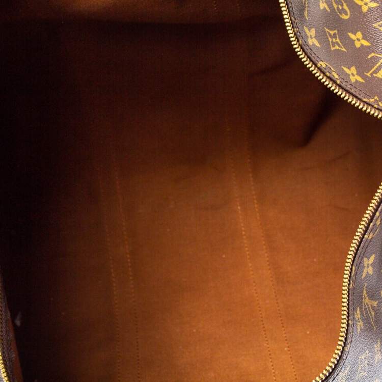 Pre Owned Louis Vuitton Monogram Canvas Keepall Bandouliere 55 Bag