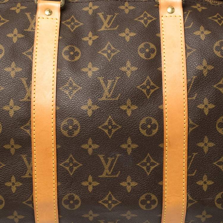 Pre Owned Louis Vuitton Monogram Canvas Keepall Bandouliere 55 Bag