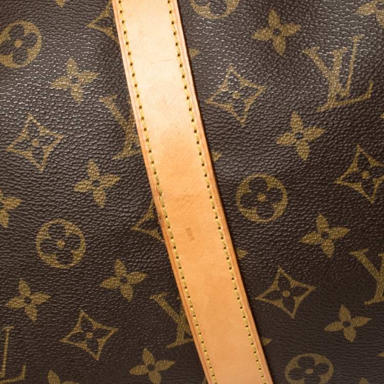 Pre Owned Louis Vuitton Monogram Canvas Keepall Bandouliere 55 Bag