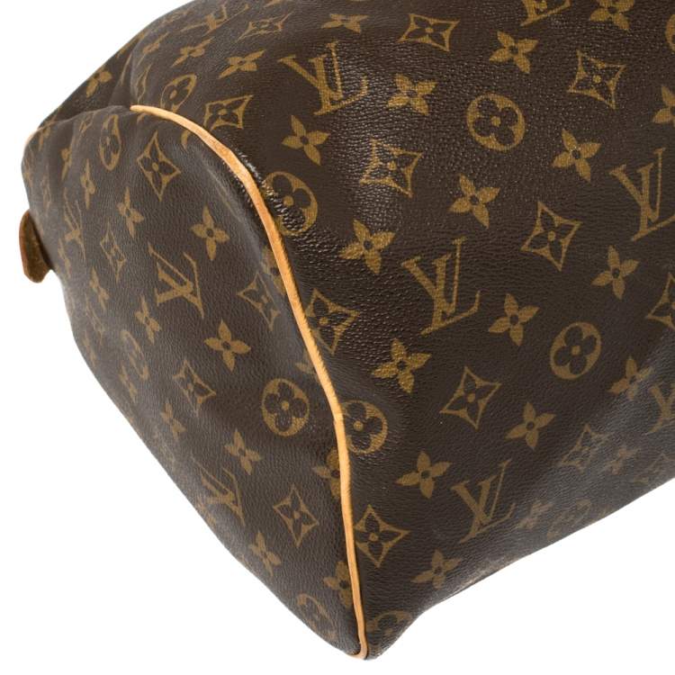 Pre Owned Louis Vuitton Monogram Canvas Speedy 40 Bag