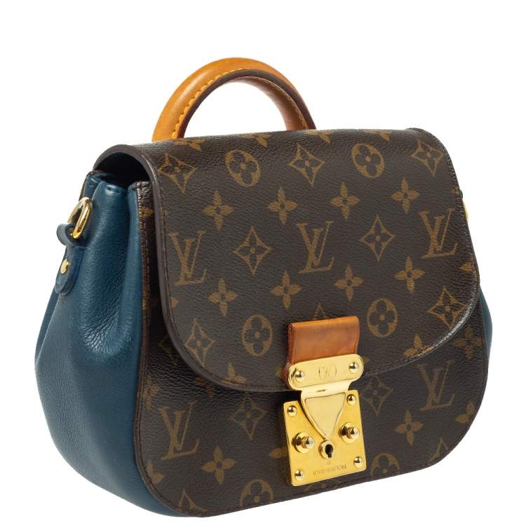Pre Owned Louis Vuitton Celeste Monogram Canvas and Leather Eden PM Bag