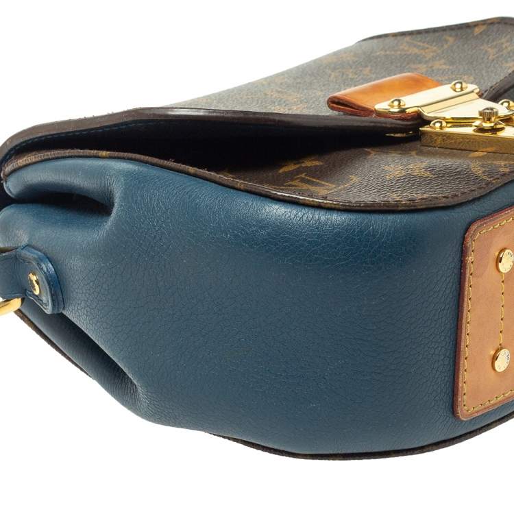 Pre Owned Louis Vuitton Celeste Monogram Canvas and Leather Eden PM Bag