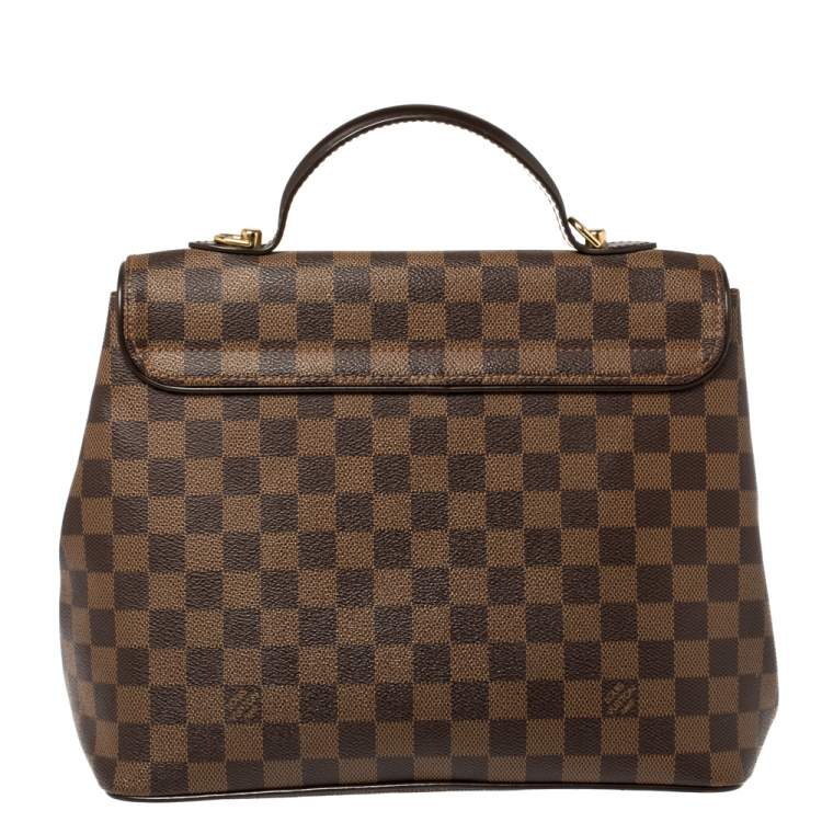 Pre Owned Louis Vuitton Damier Ebene Canvas Bergamo MM Bag