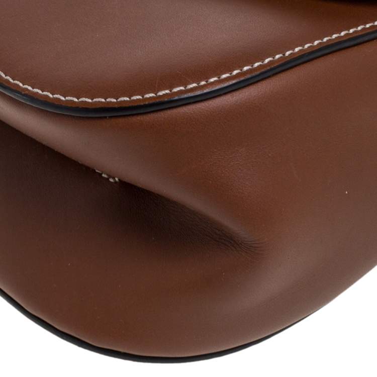 Pre Owned Louis Vuitton Brown Leather Chain It PM Bag