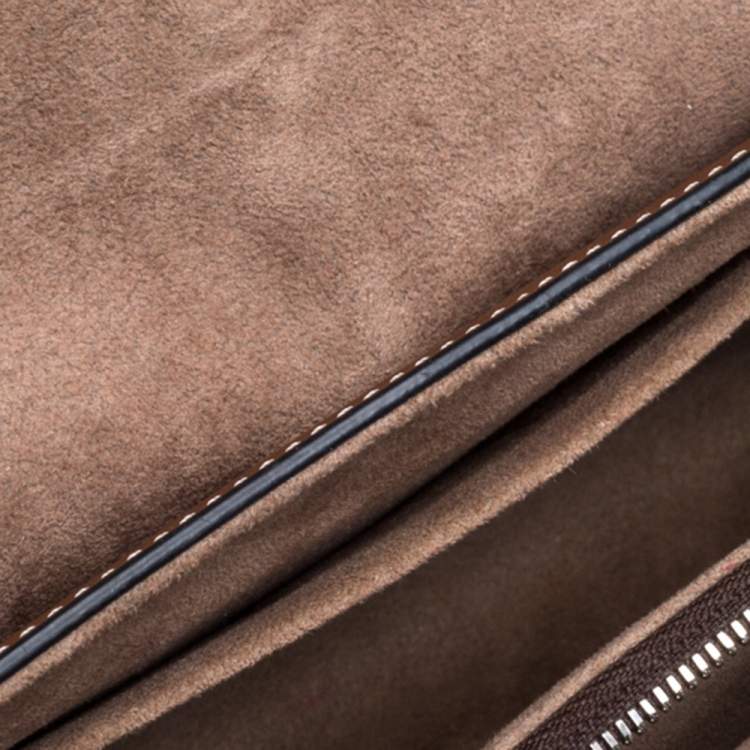 Pre Owned Louis Vuitton Brown Leather Chain It PM Bag