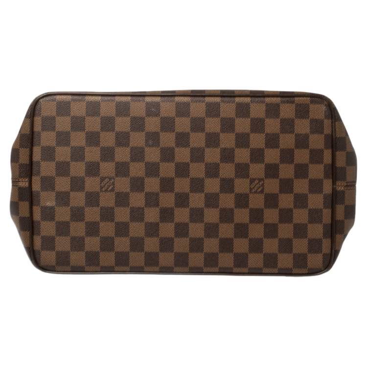 Pre Owned Louis Vuitton Damier Ebene Canvas Bergamo GM Bag