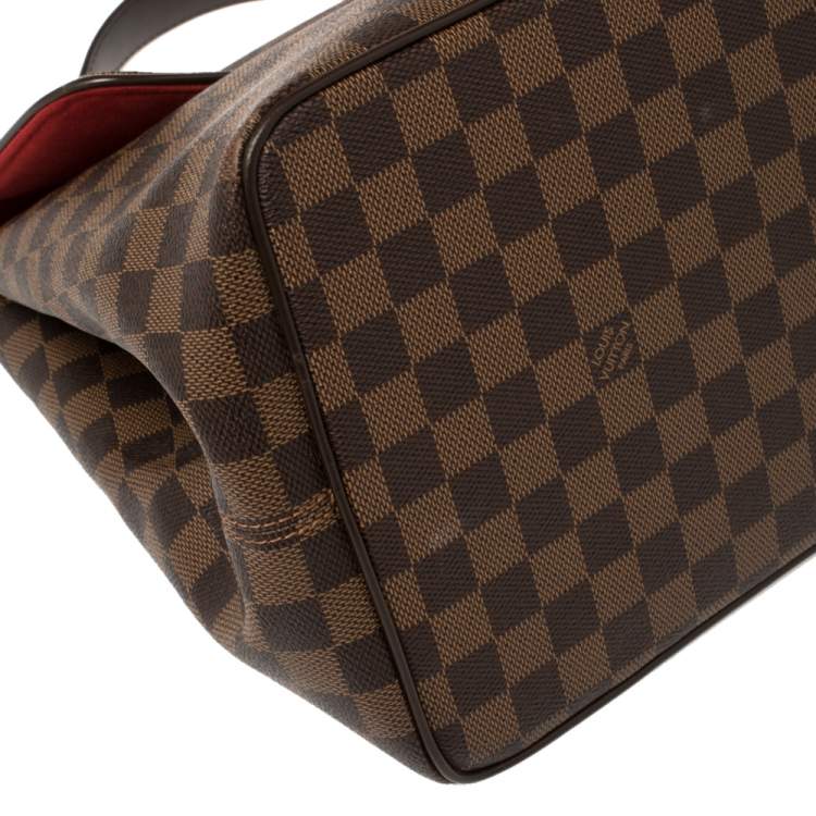 Pre Owned Louis Vuitton Damier Ebene Canvas Bergamo GM Bag