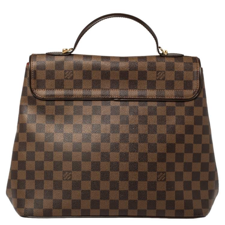 Pre Owned Louis Vuitton Damier Ebene Canvas Bergamo GM Bag