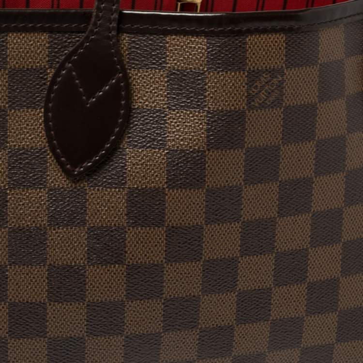 Pre Owned Louis Vuitton Damier Ebene Canvas Neverfull PM Bag
