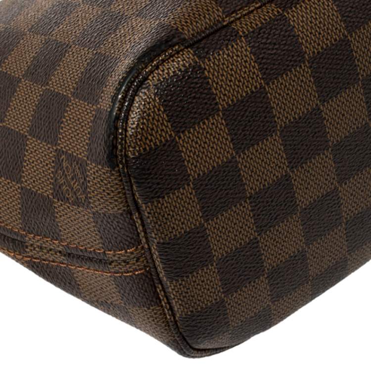Pre Owned Louis Vuitton Damier Ebene Canvas Neverfull PM Bag
