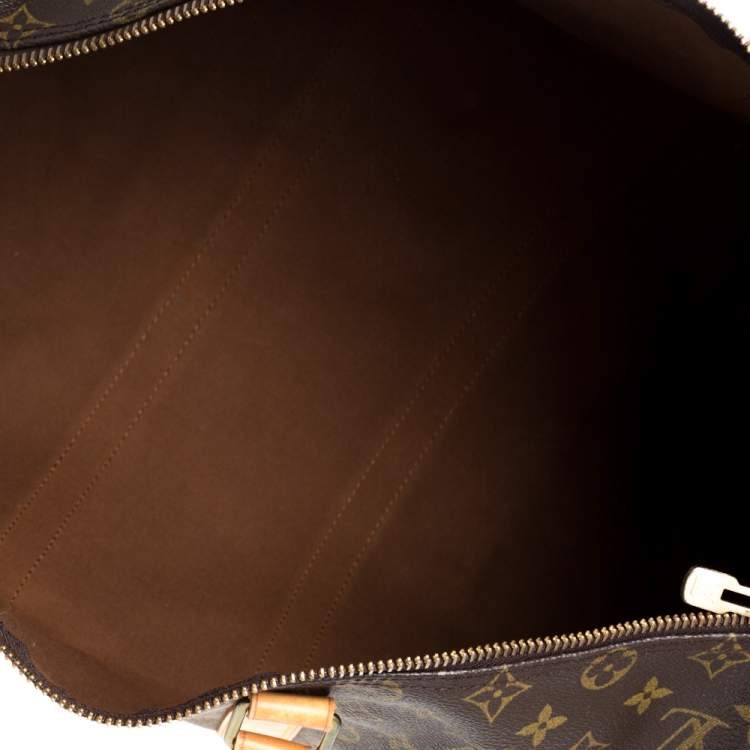 Pre Owned Louis Vuitton Monogram Canvas Keepall Bandouliere 45 Bag