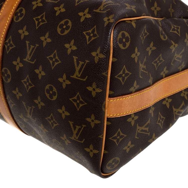 Pre Owned Louis Vuitton Monogram Canvas Keepall Bandouliere 45 Bag