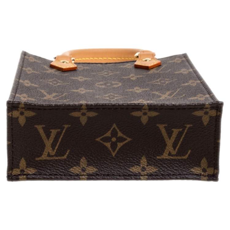 Pre Owned Louis Vuitton Monogram Canvas Petite Sac Plat Bag