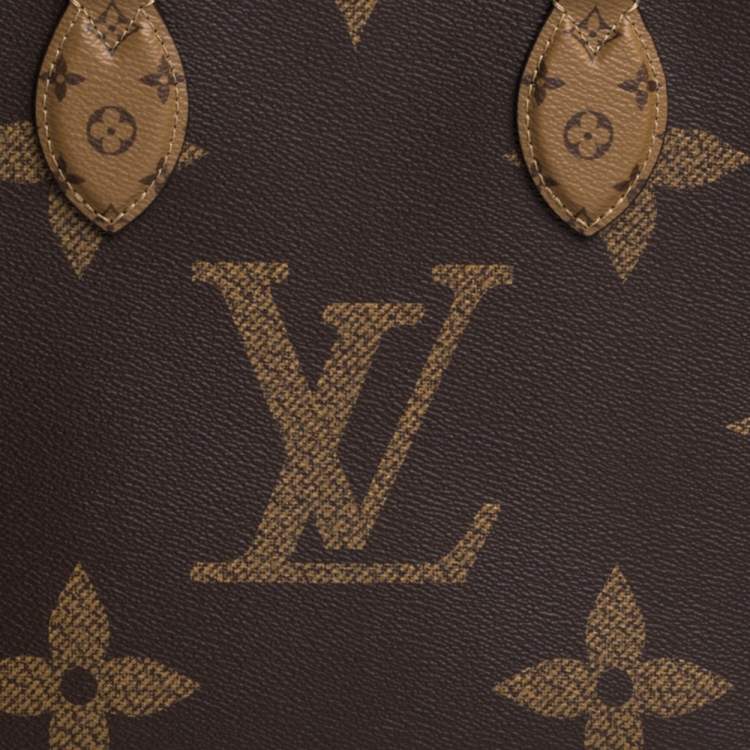 Pre Owned Louis Vuitton Reverse Monogram Canvas Giant Onthego MM Bag