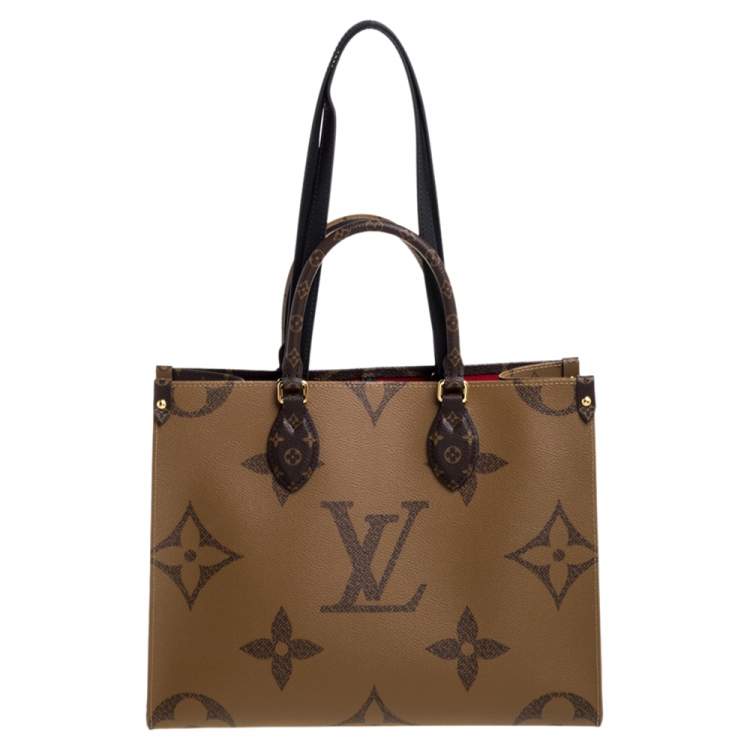 Pre Owned Louis Vuitton Reverse Monogram Canvas Giant Onthego MM Bag
