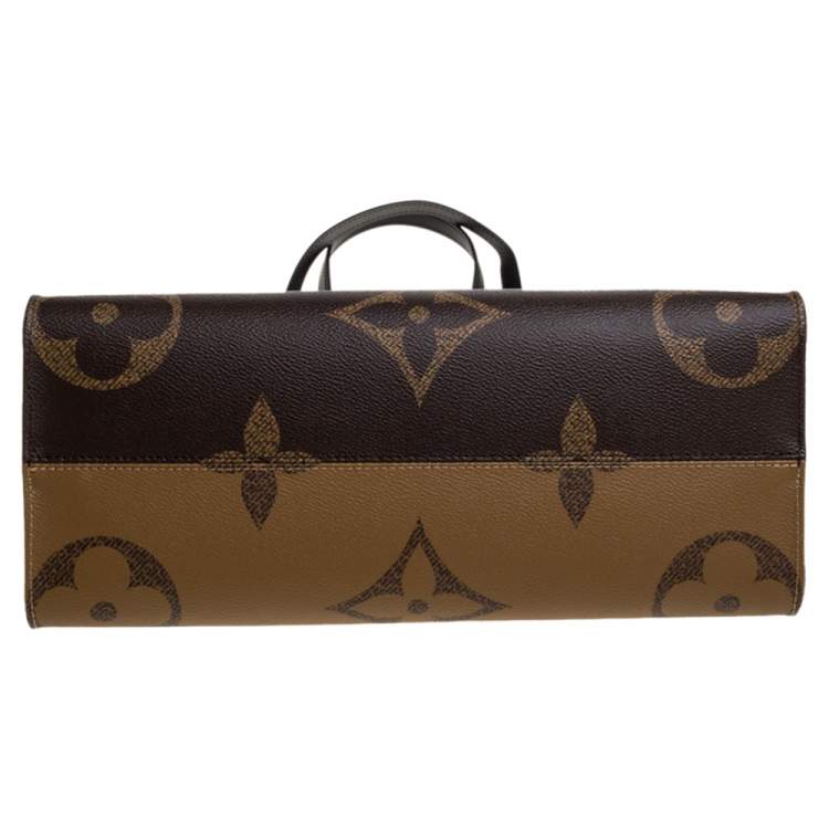 Pre Owned Louis Vuitton Reverse Monogram Canvas Giant Onthego MM Bag