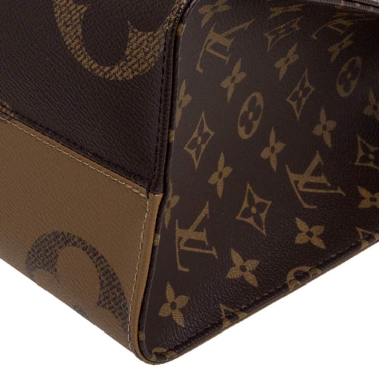 Pre Owned Louis Vuitton Reverse Monogram Canvas Giant Onthego MM Bag