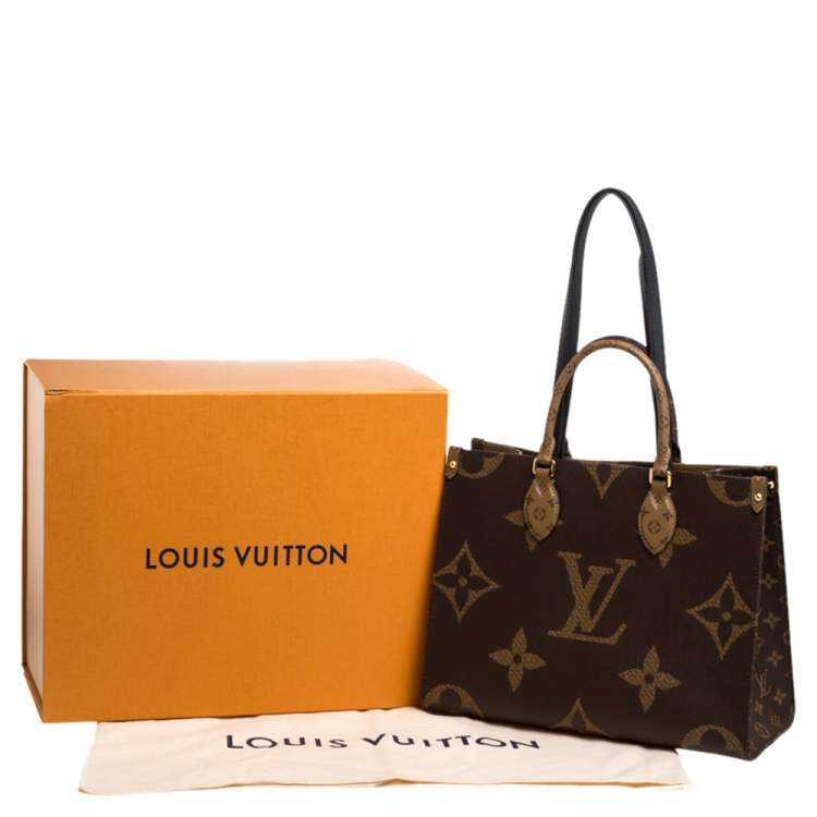 Pre Owned Louis Vuitton Reverse Monogram Canvas Giant Onthego MM Bag