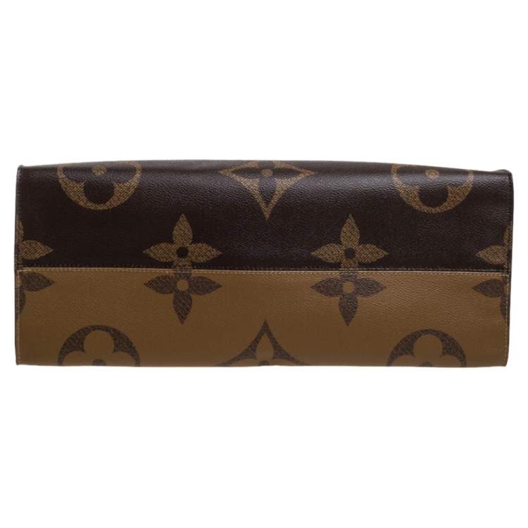 Pre Owned Louis Vuitton Reverse Monogram Canvas Giant Onthego GM Bag