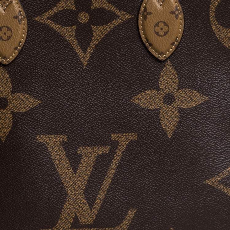Pre Owned Louis Vuitton Reverse Monogram Canvas Giant Onthego GM Bag