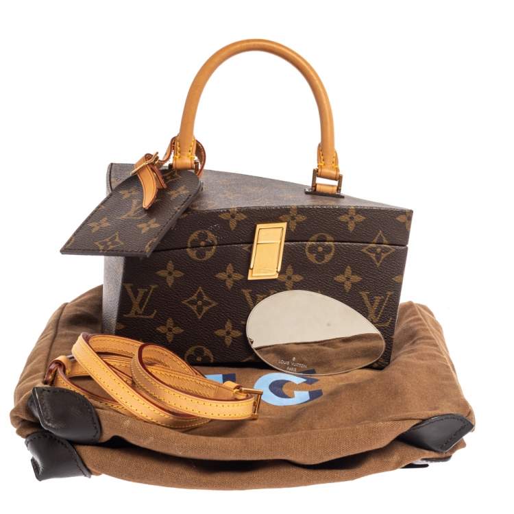 Pre Owned Louis Vuitton Monogram Canvas Limited Edition Frank Gehry Twisted Box Bag