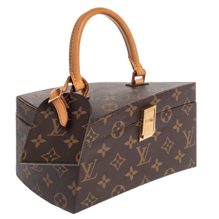 Pre Owned Louis Vuitton Monogram Canvas Limited Edition Frank Gehry Twisted Box Bag
