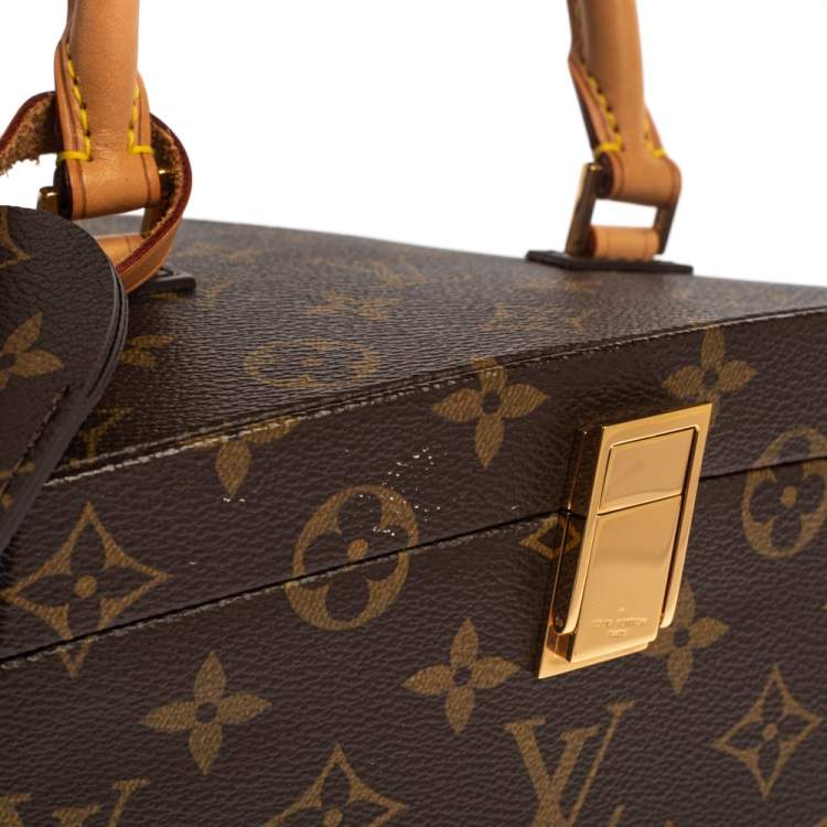 Pre Owned Louis Vuitton Monogram Canvas Limited Edition Frank Gehry Twisted Box Bag