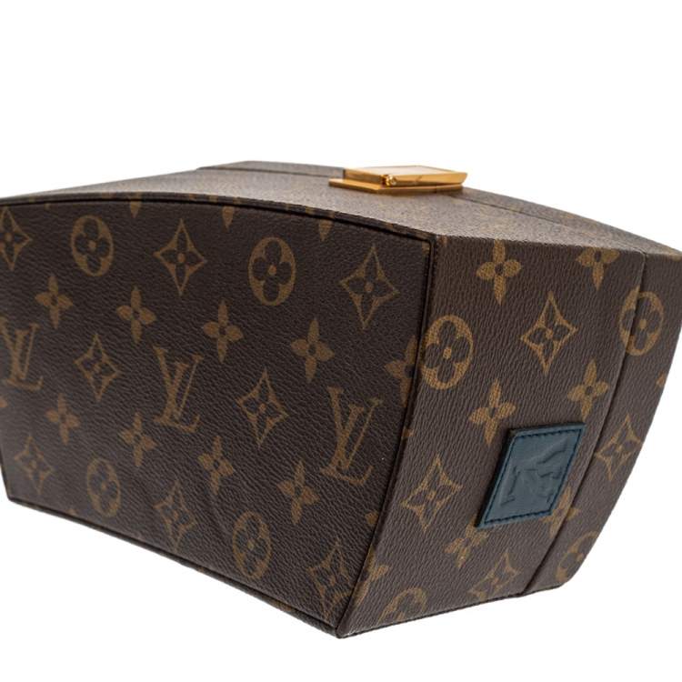 Pre Owned Louis Vuitton Monogram Canvas Limited Edition Frank Gehry Twisted Box Bag