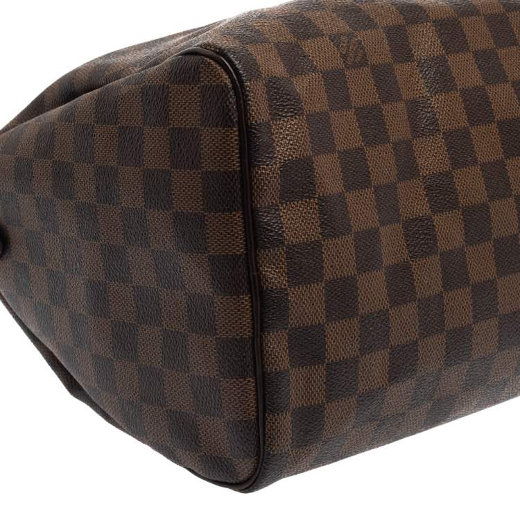 Pre Owned Louis Vuitton Damier Ebene Canvas Speedy 30 Bag