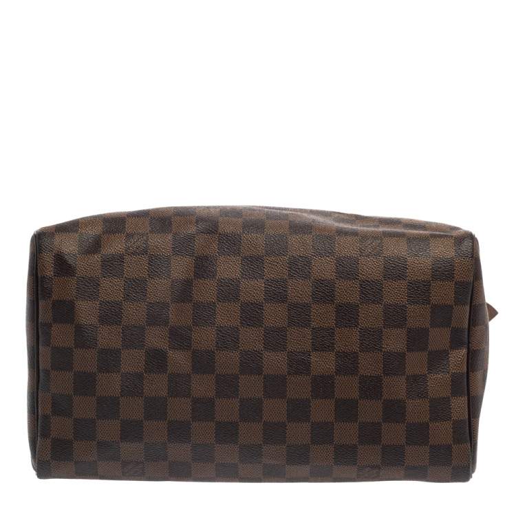 Pre Owned Louis Vuitton Damier Ebene Canvas Speedy 30 Bag
