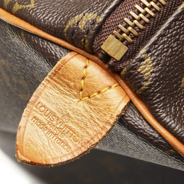 Pre Owned Louis Vuitton Brown Monogram Canvas Keepall 55 Bag