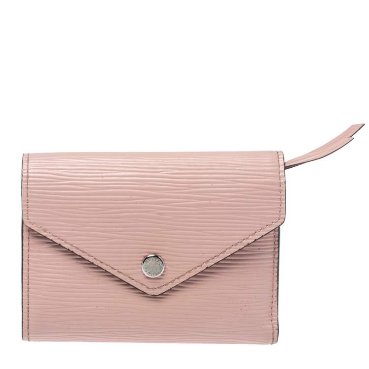 Authentic Louis Vuitton Epi Leather Envelope Pouch Compact Card Case Pink  4X3
