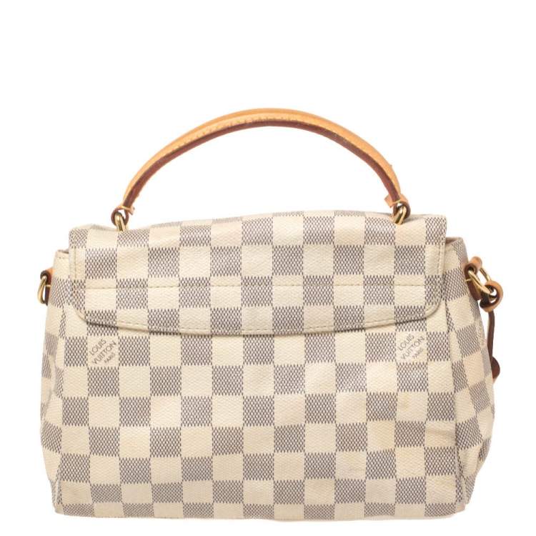 Pre Owned Louis Vuitton Damier Azur Croisette Bag