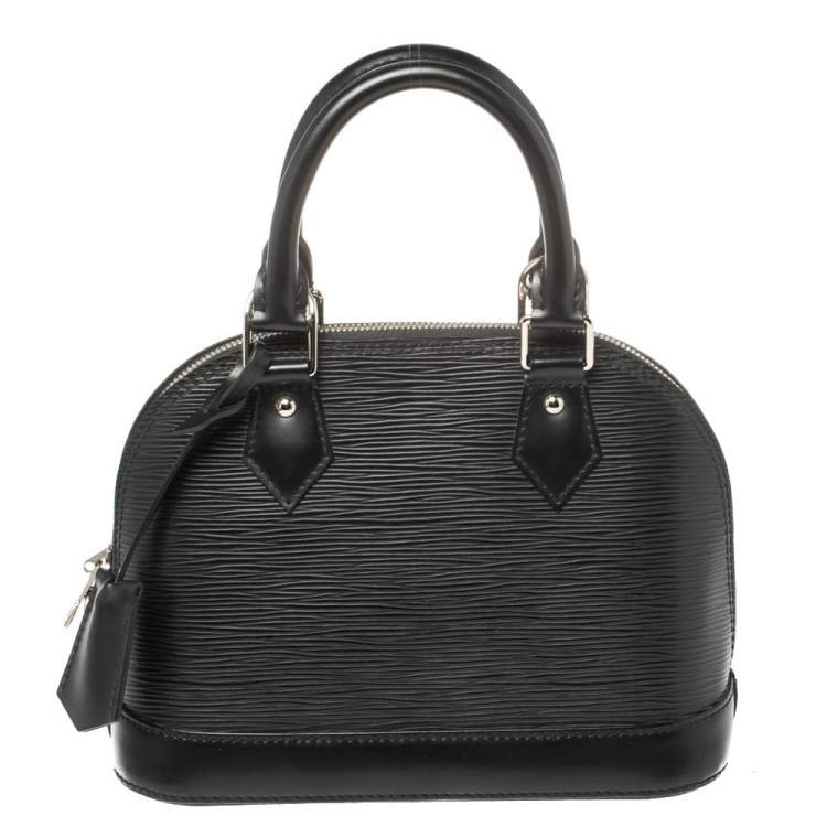 Louis Vuitton Black Epi Alma BB Bag - Yoogi's Closet