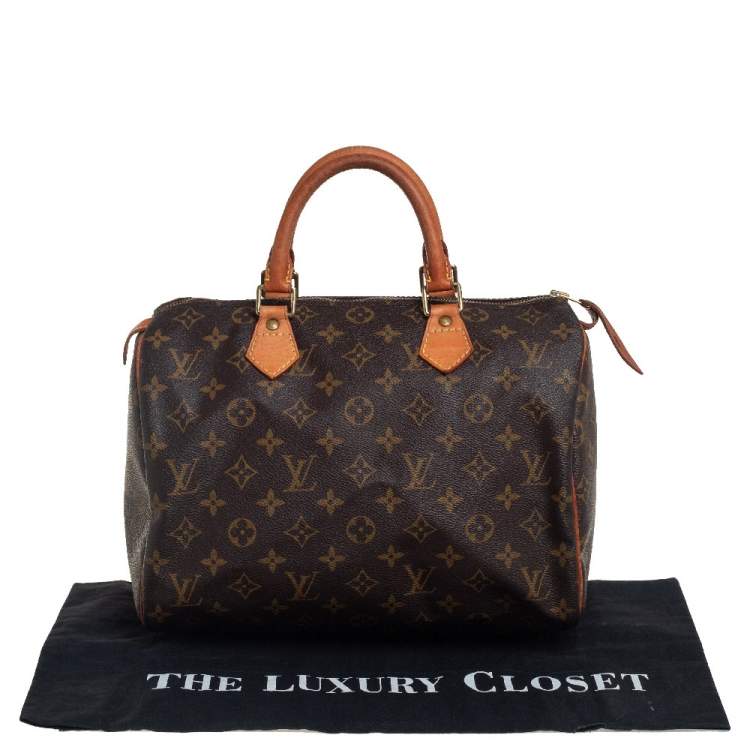 مملوكة مسبقًا Louis Vuitton Monogram Canvas Speedy 30 Bag