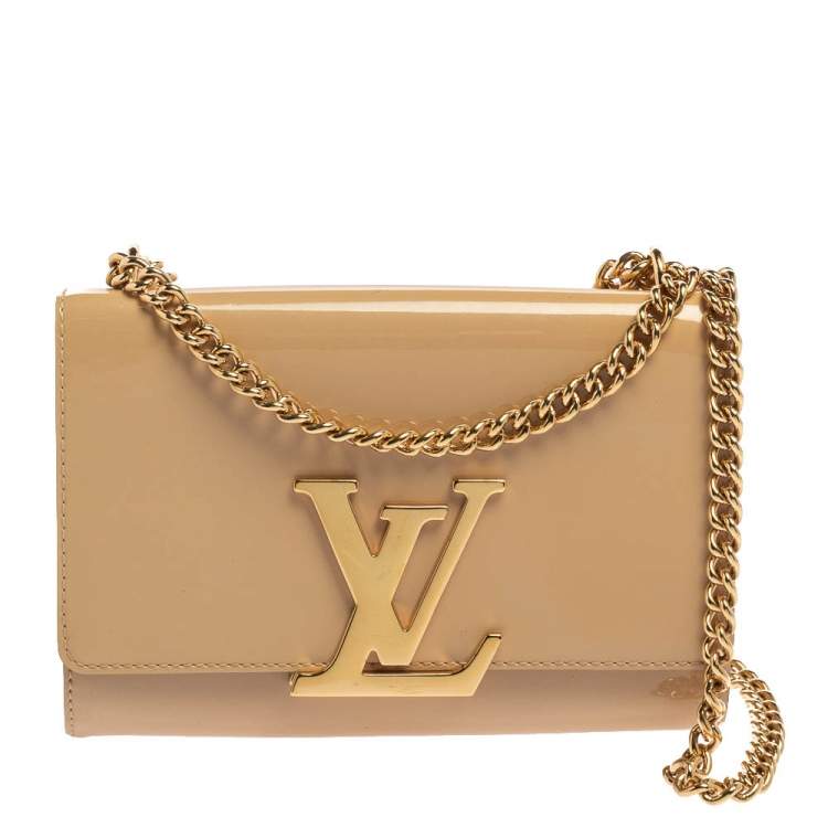 Louis Vuitton Beige Patent Bags & Handbags for Women, Authenticity  Guaranteed