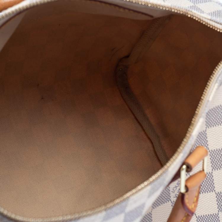 Pre Owned Louis Vuitton Damier Azur Canvas Speedy 30 Bag