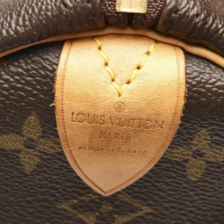 Pre Owned Louis Vuitton Brown Monogram Canvas Keepall 45 bag   