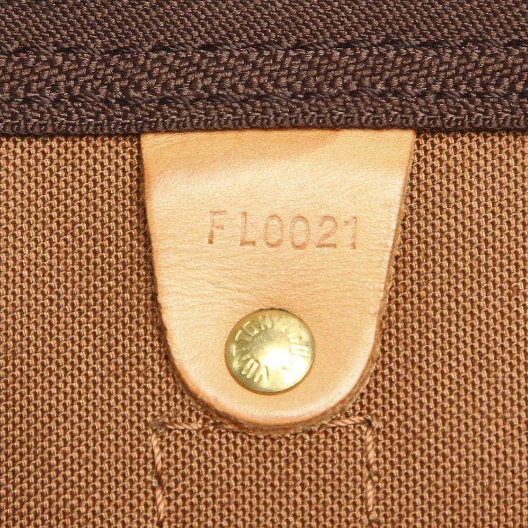Pre Owned Louis Vuitton Brown Monogram Canvas Keepall 45 bag   
