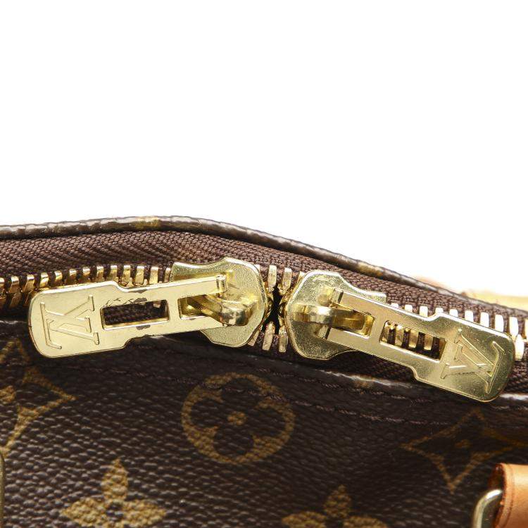 Pre Owned Louis Vuitton Brown Monogram Canvas Keepall 45 bag   
