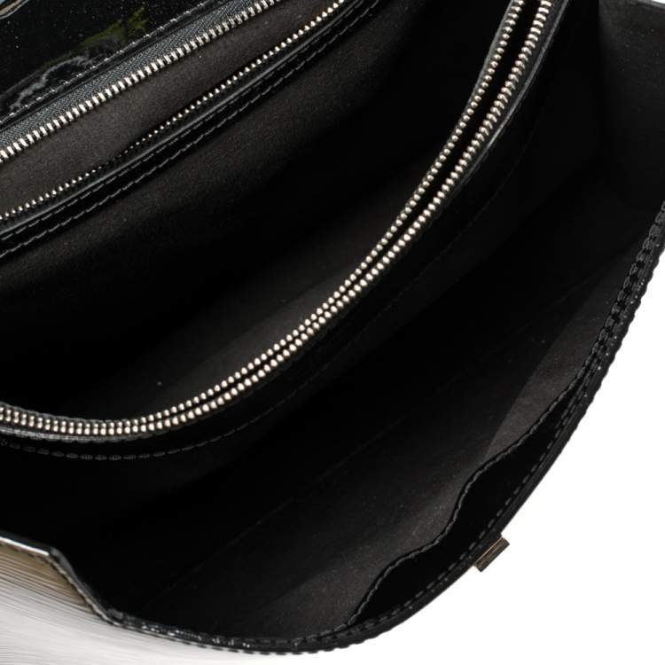 Pre Owned Louis Vuitton Black Electric Epi Leather Sevigne GM Bag