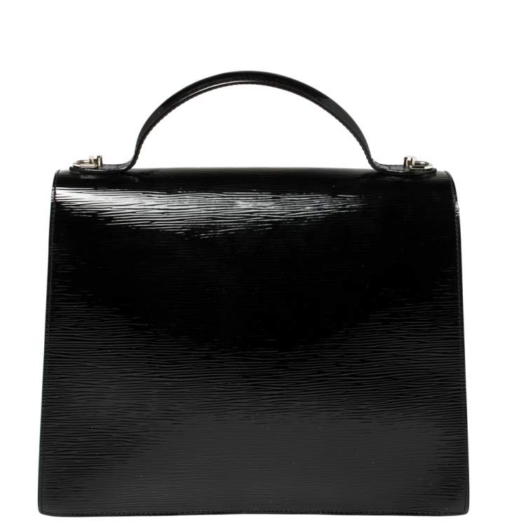 Pre Owned Louis Vuitton Black Electric Epi Leather Sevigne GM Bag