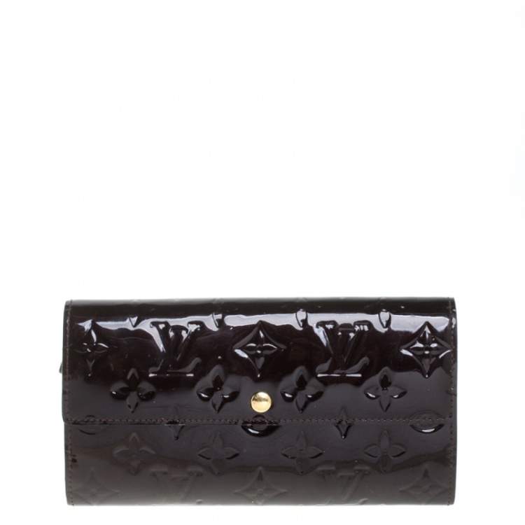 Louis Vuitton, Bags, Louis Vuitton Lv Monogram Vernis Patent Leather Sarah  Wallet