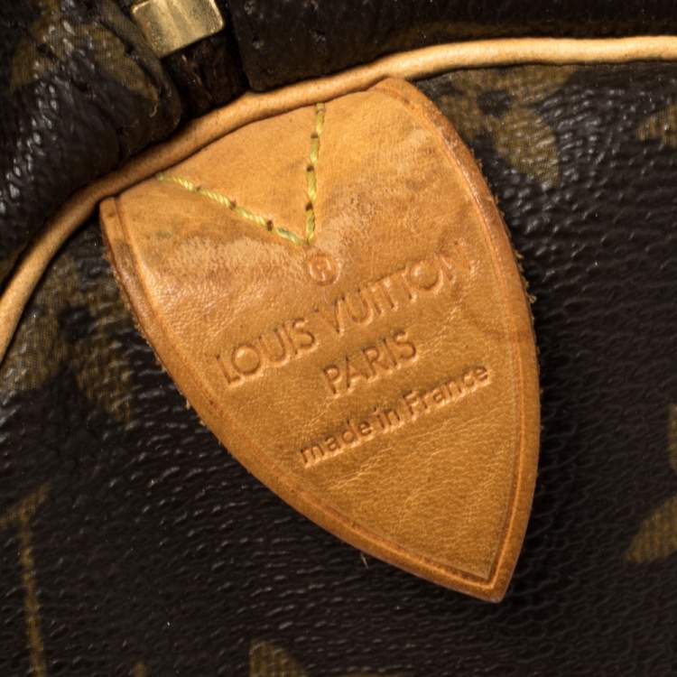Pre Owned Louis Vuitton Monogram Canvas Speedy 30 Bag